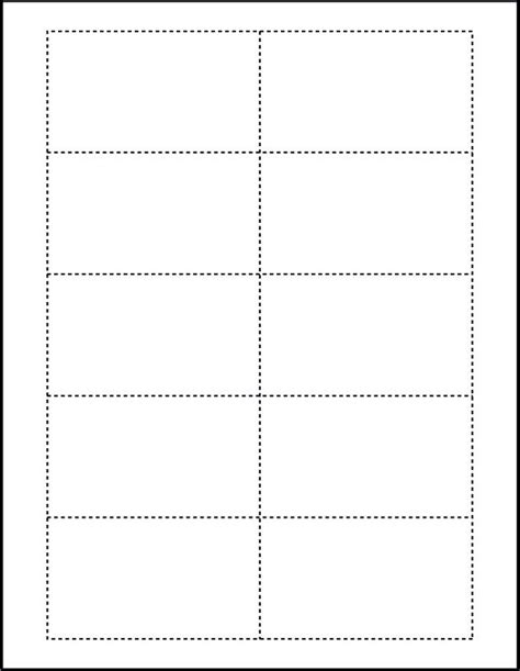 Microsoft Word Flashcard Template