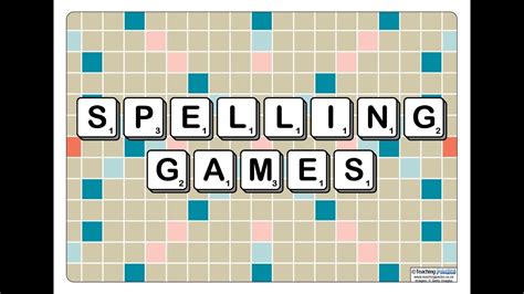 The Spelling Games Pack - Teaching Resources - YouTube