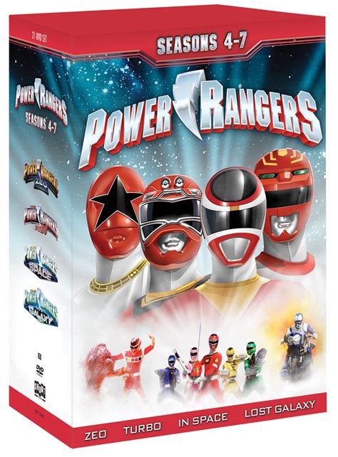 SentaiFive's Tokusatsu Base: Power Rangers DVD Box Art