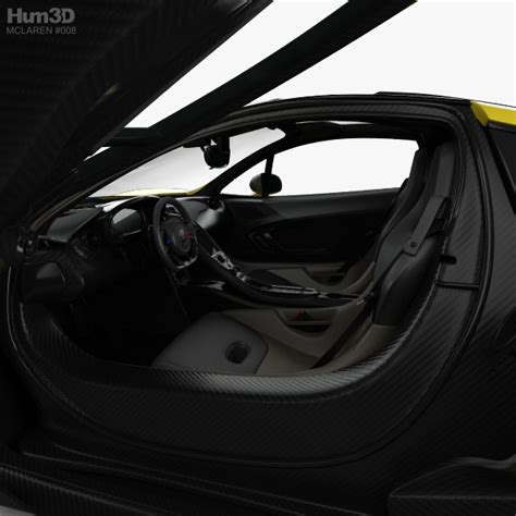 McLaren P1 with HQ interior 2016 3D model - Vehicles on Hum3D