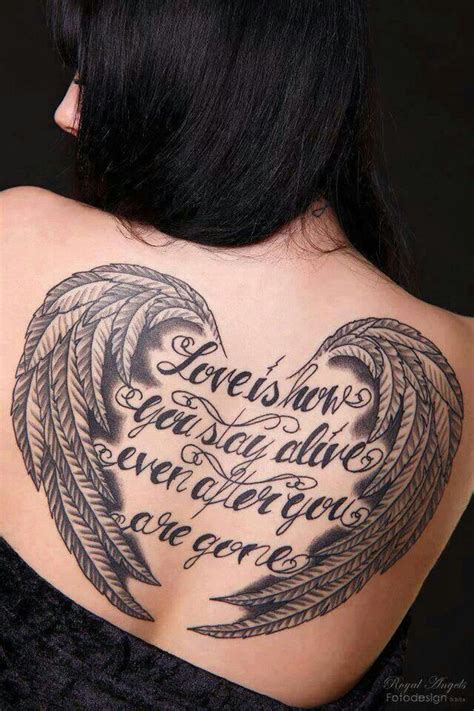 35 Insanely Gorgeous Wings Tattoos -DesignBump