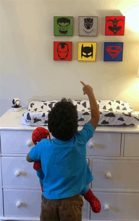 Modern Superhero Themed Room for Toddlers · Urban Mom Tales