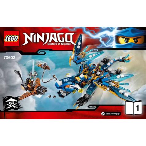 LEGO Jay's Elemental Dragon Set 70602 Instructions | Brick Owl - LEGO Marketplace