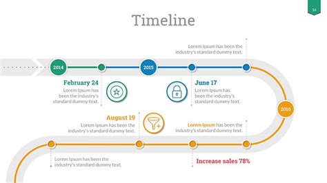 Timeline Google Slides Template - Printable Word Searches