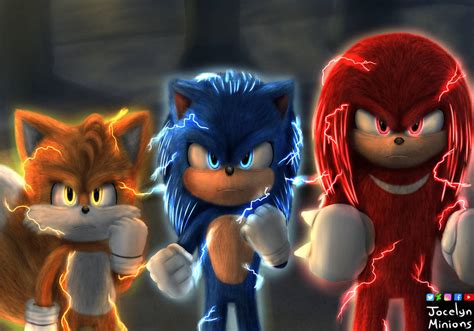 Sonic Tails Y Knuckles Movie by JocelynMinions on DeviantArt