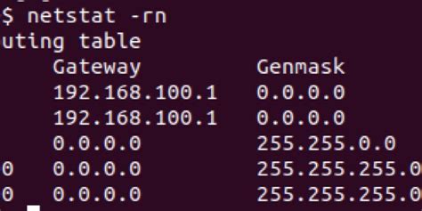 How to View the Network Routing Table in Ubuntu Linux