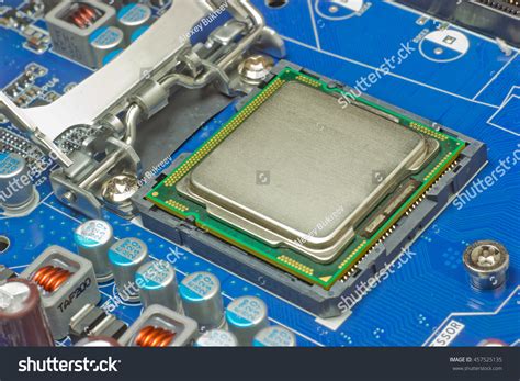 Cpu Socket Processor On Motherboard Stock Photo 457525135 | Shutterstock