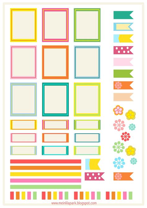 Free Planner Printable Stickers