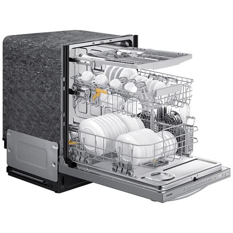 Samsung 24 in. Smart Built-In Dishwasher with Top Control, 42 dBA Sound Level, 15 Place Settings ...