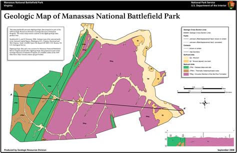 NPS Geodiversity Atlas—Manassas National Battlefield Park, Virginia (U.S. National Park Service)