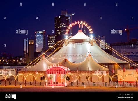 circus tent at night, Germany, Hesse, Frankfurt Stock Photo - Alamy