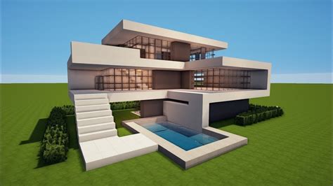 Minecraft Modern Architecture Modern Villa Youtube