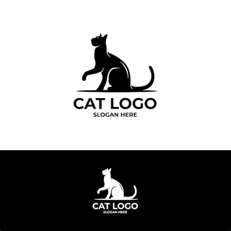 Premium Vector | A logo for a cat company that says cat logo