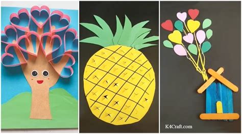 DIY Paper Card Crafts and Activities for Kids - K4 Craft