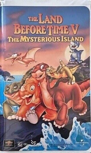 The Land Before Time V the Mysterious Island VHS Movie 83187 - Etsy