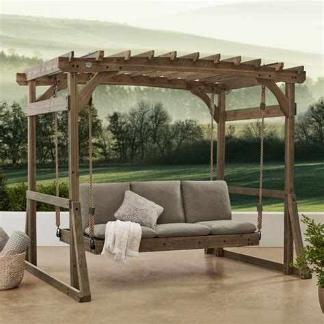 REVIEW: Claremont Pergola Lounger Porch Swing with Stand Set