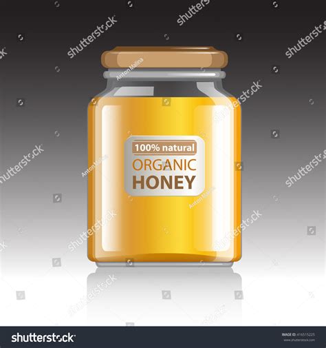 Honey Jar Vector Illustration Stock Vector (Royalty Free) 416515225 | Shutterstock