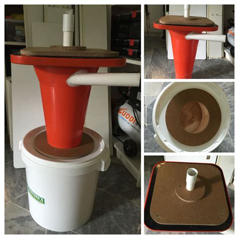 Diy Cyclone Dust Collector Traffic Cone : Diy Cyclone Vacuum By Kbs3 - The creator used plywood ...