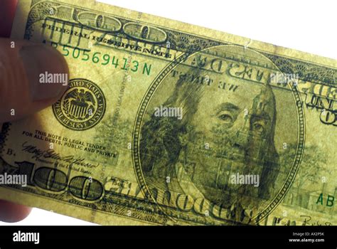 100 dollar bill watermark hi-res stock photography and images - Alamy