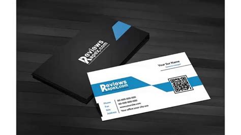 Business Card With Qr Code Template