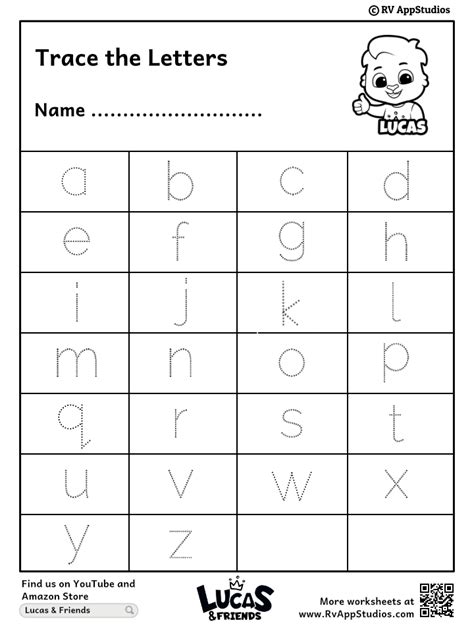 Printable Alphabet Letters Lowercase