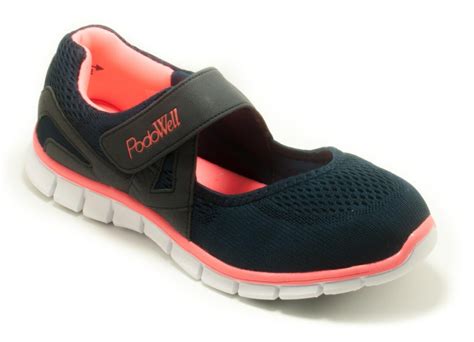 Wide Toe Box Shoes Boshoes For Women Podowell Vaucluse Navy Podexpert Discontinued Merrell ...