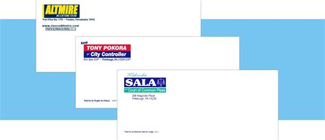 Custom Envelopes | Custom Envelopes for Your Political Campaign | Print Shop in Verona, PA