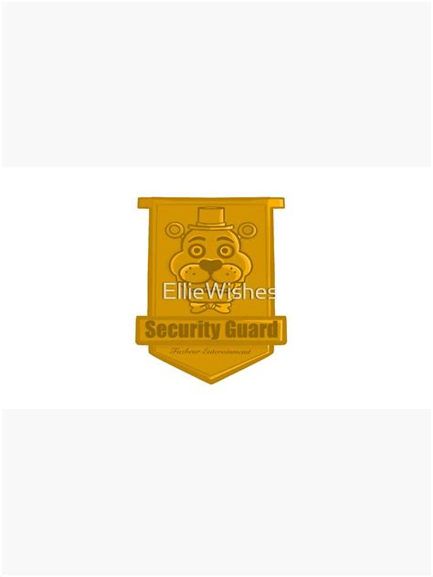 "FNAF Security Guard Badge " Cap for Sale by EllieWishes | Redbubble