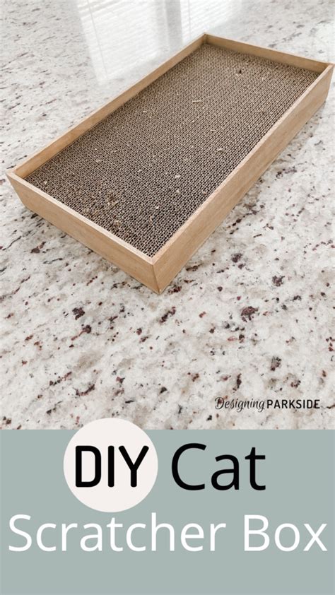 How to Make a DIY Cat Scratcher Box| Designing Parkside