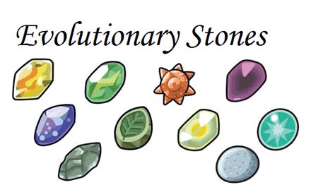 Pokemon Let's Go Evolution Items - Fire Stone - Leaf Stone - Thunder...