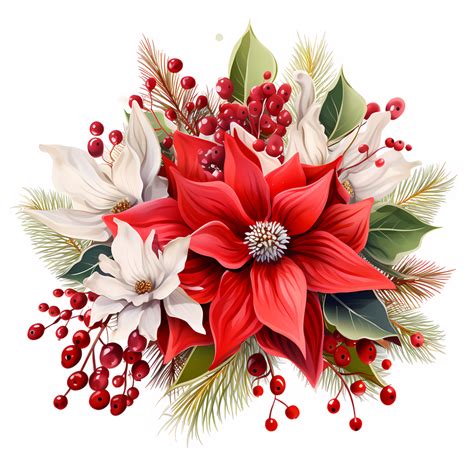 Christmas Flower Art,Others PNG Clipart - Royalty Free SVG / PNG