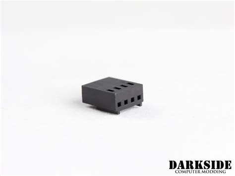 4-Pin Female PWM Fan Connector - Black - DazMode