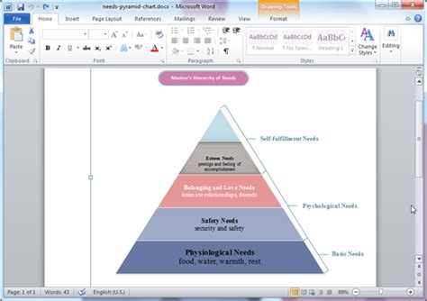 Pyramid Diagram Templates for Word - Edraw