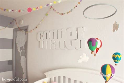 DIY name sign: Typographic baby name wall-art for nursery