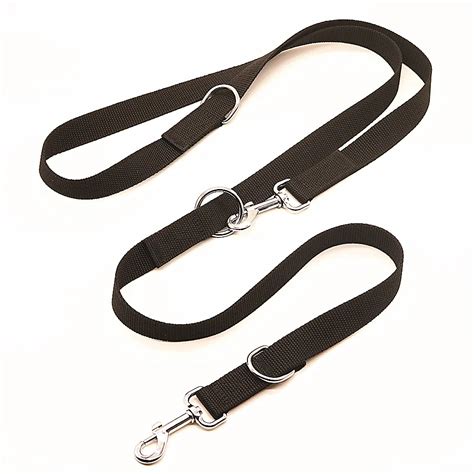 Multifunctional Dog Leash Double Head two dog Lead Adjustable Dogs Training running Leashes Long ...