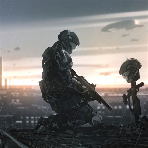 500x500 Resolution Halo 3 ODST Art 500x500 Resolution Wallpaper - Wallpapers Den