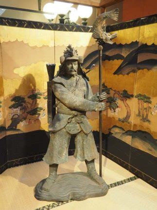 Extraordinary Large Japanese Antique Bronze Samurai Statue – Kuraya