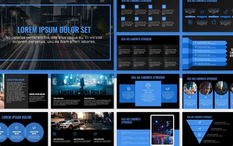 OSLO PROFESSIONAL DARK BLUE FREE POWERPOINT TEMPLATE | Slides Gallery