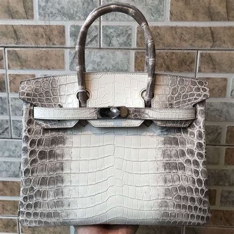 Discount Hermes Himalaya Crocodile Leather Birkin30CM Tote Bag Silver Hardware - H Factory Birkin