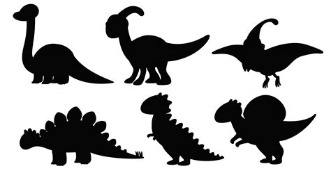 Printable Dinosaur Silhouette - Printable Templates