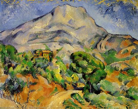 Art Reproductions Mont Sainte-Victoire, 1900 by Paul Cezanne (1839-1906, France) | ArtsDot.com