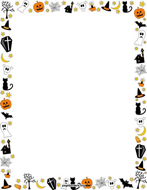 Halloween Page Borders - Cliparts.co