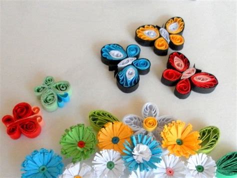 Paper Quilling: How to Make Quilled Butterflies and Flowers - FeltMagnet