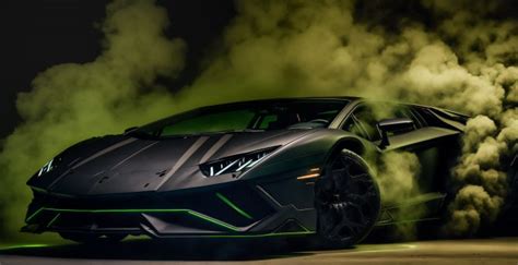 Wallpaper lamborghini and smoke, sporcar art desktop wallpaper, hd image, picture, background ...