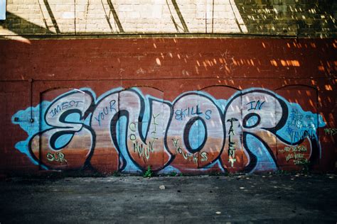 Graffiti On Brick Wall · Free Stock Photo