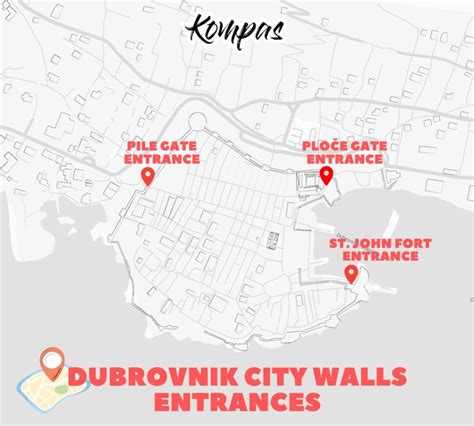 Which Dubrovnik City Walls Entrance to Use, Where and Why | Kompas.hr