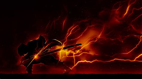 2560x1440 Resolution Zenitsu Agatsuma Demon Slayer 1440P Resolution Wallpaper - Wallpapers Den