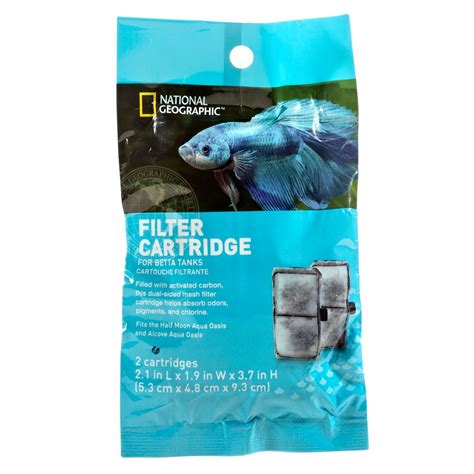 National Geographic, Betta Tank Filter Cartridge size: 2