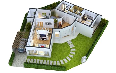 41 Low Cost 2 Bedroom House Floor Plan Design 3D Awesome – New Home Floor Plans