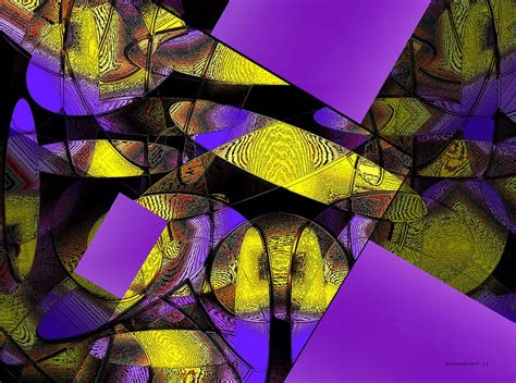 Complementary Colors In Abstract Art Digital Art by Mario Perez